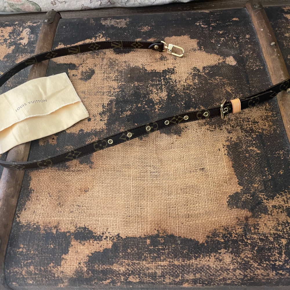 LV shoulder strap.